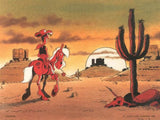 affiche MORRIS Lucky Luke - Sunset