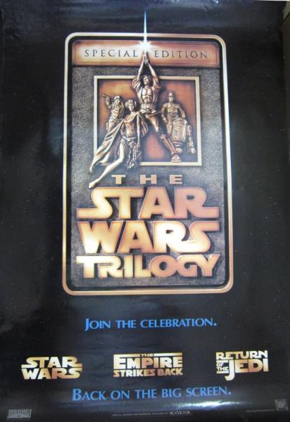 affiche Star Wars Trilogy Special Edition (léger dégât)