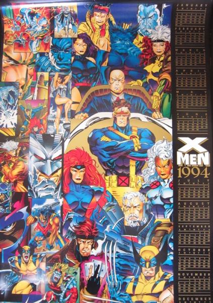 affiche KUBERT X-Men 1994 Calendar