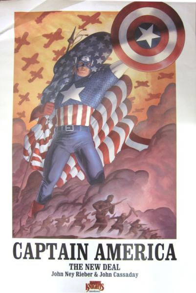 affiche CASSADAY Captain America New Deal