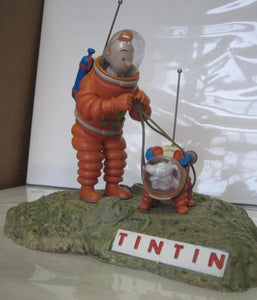 Tintin & Milou "on a Marche sur la Lune"