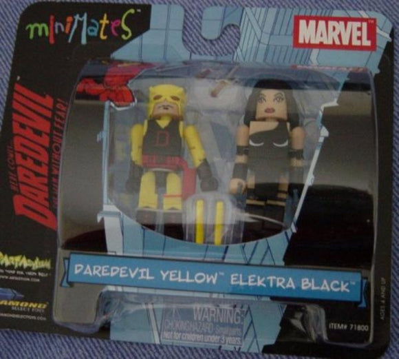 Marvel Minimates - Daredevil Yellow & Elektra Black
