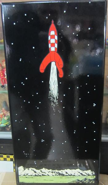 Tintin, la fusée quitte la Lune (45x22)