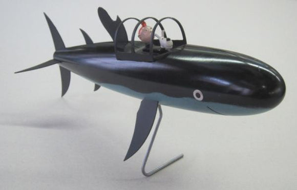 Sous-marin requin avec Tintin et Milou (sous marin)