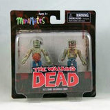 Walking Dead Minimates series 1 - Guts Zombie & Burned Zombie