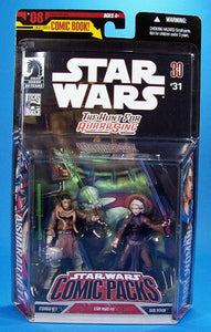 SW 30th Comic Packs - 08. A'sharad Hett & The Dark Woman (Clone Wars) - précommande