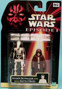SW Ep1 - Anakin Skywalker (Naboo) with bonus Battle Droid - précommande