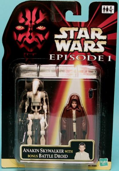 SW Ep1 - Anakin Skywalker (Naboo) with bonus Battle Droid - précommande