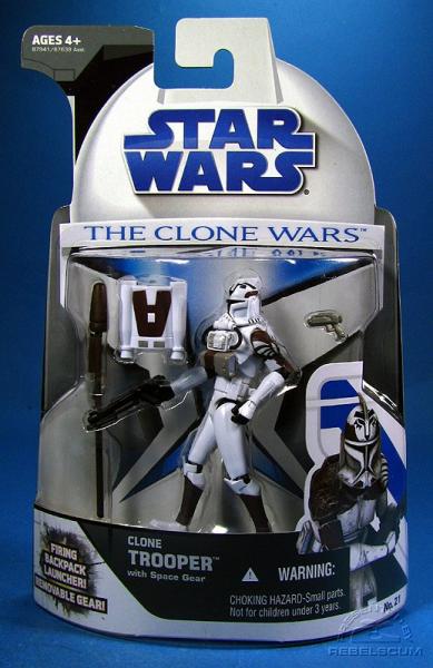 SW TCW (2008) - n°21 Clone Trooper (Space Gear) - précommande