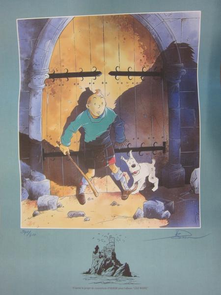 Hommage Tintin - Ile Noire