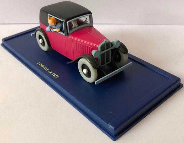SPLENDIDE VOITURE TINTIN 1/24° OREILLE CASSÉE N°16 - NEUF EN