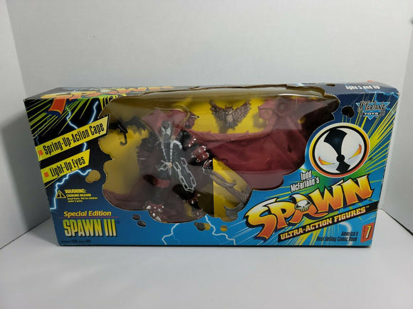 Spawn III Special Edition Series 7 Action Figure Spring-up Cape, Lights Up