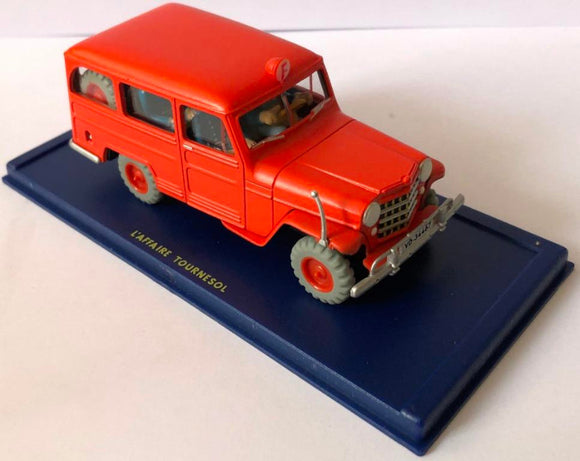 Voiture Tintin : la jeep des pompiers de l'affaire Tournesol (ref 2118057 / ref 2 118 057)